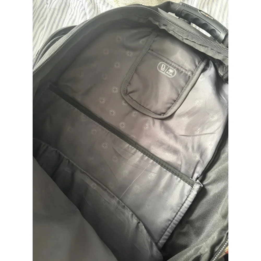SwissGear Airflow Laptop Backpack Black Multi-Pocket Travel Bag AS IS